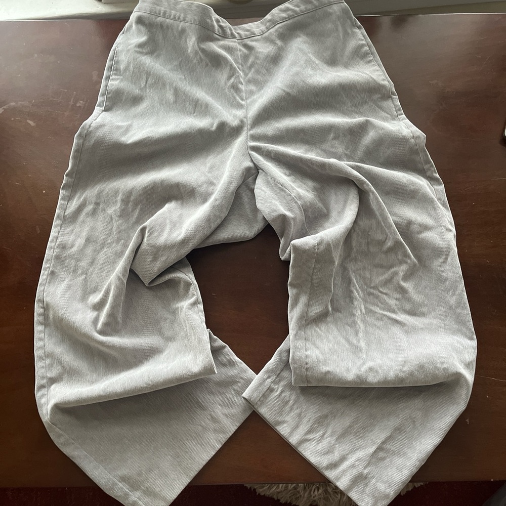 Alfred Dunner Light Gray Chinos